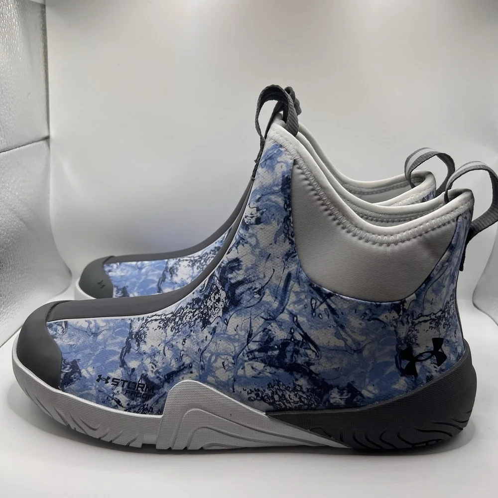 Under Armour Shoreman Deck Shoes Boots Storm Fishing 3028673 Men's Camo 8 Water‎